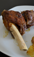 Jarrets d'agneau braisés