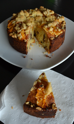 Gâteau au crumble et aux clémentines