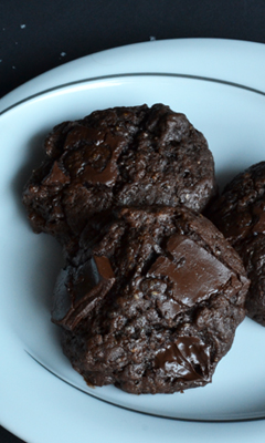 Biscuits au chocolat à la fleur de sel