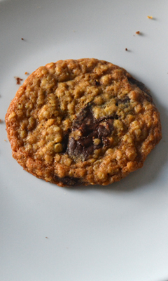 Biscuits à l'avoine et au chocolat crousti-moelleux