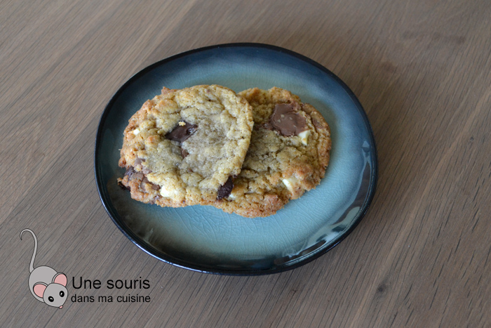 Biscuits au beurre noisette, chocolat et fleur de sel d'Isa