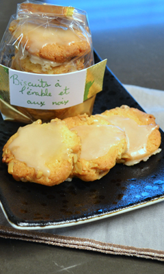 Biscuits à l'érable et aux noix