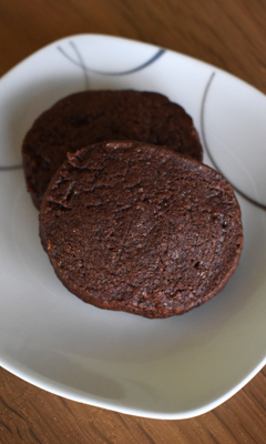 Biscuits shortbreads chocolatés