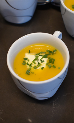 Soupe froide de carottes