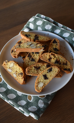 Biscotti aux amandes et au chocolat