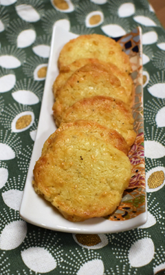 Sablés au beurre et au cheddar