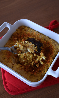 Macaroni au fromage façon soupe à l'oignon