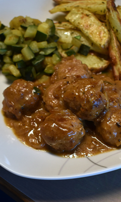 Boulettes style soupe à l'oignon