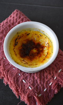 Crème brûlée au citron