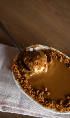 Verrine style gâteau au fromage aux spéculoos