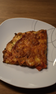 Pâte à pizza au fromage cottage