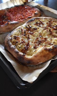 Pâte à pizza au levain