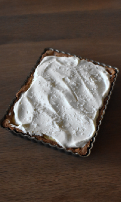 Tarte à la crème à la noix de coco