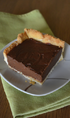 Tarte pouding au chocolat